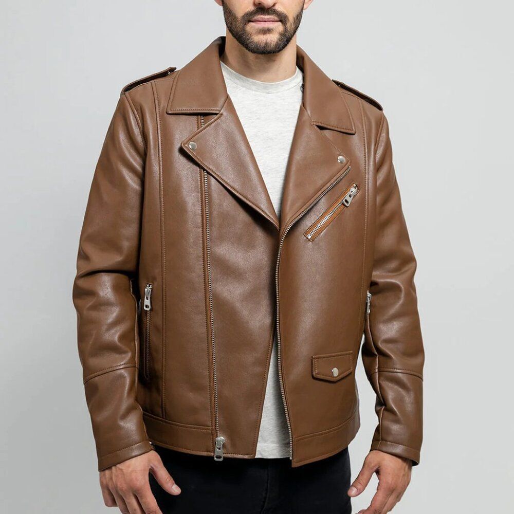 Nash Vegan Faux Leather Jacket